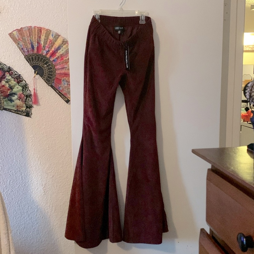 Current mood corduroy flare pants. XSMALL.